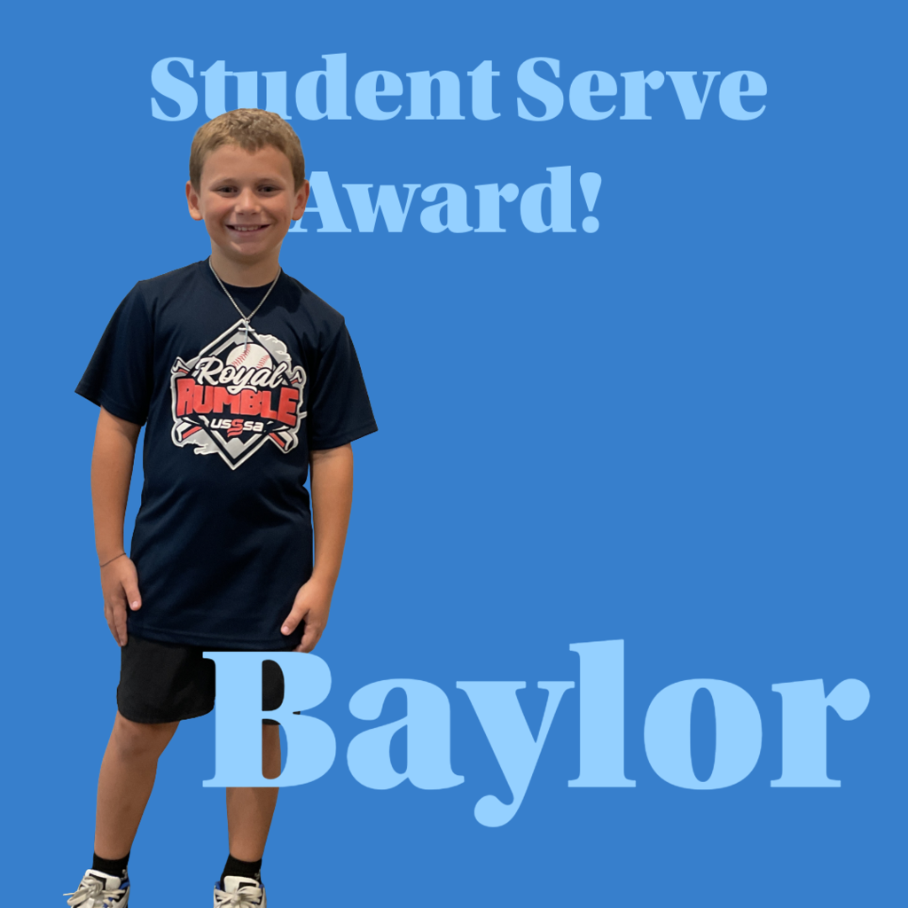 Student serve award