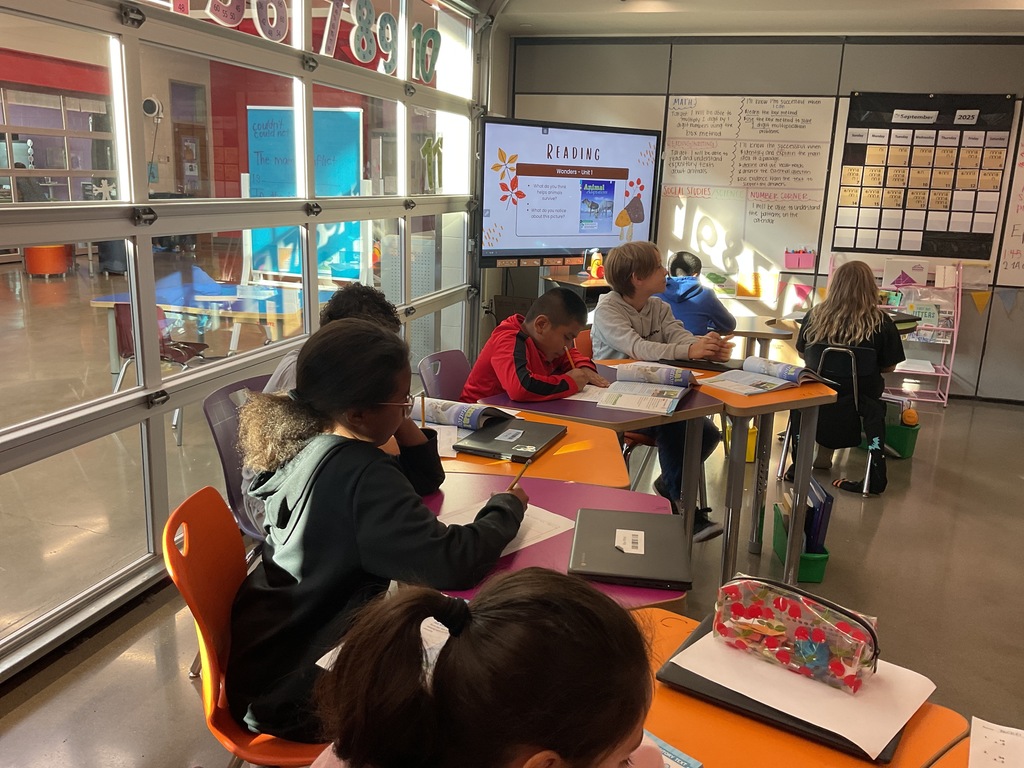 kids working in class!