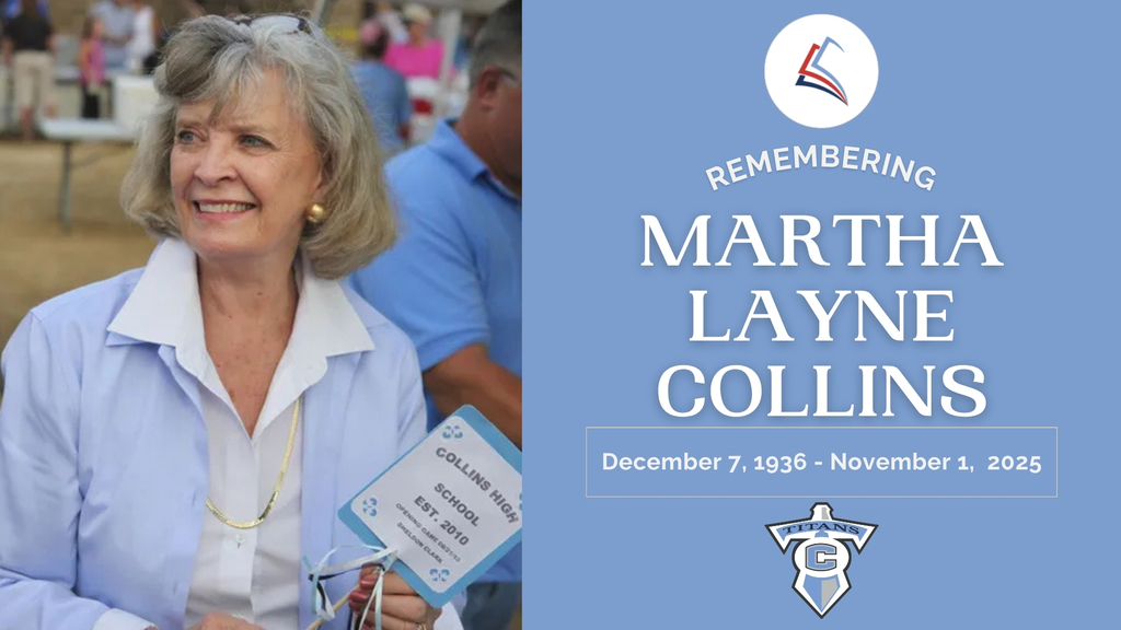 a graphic remembering Governor Collins