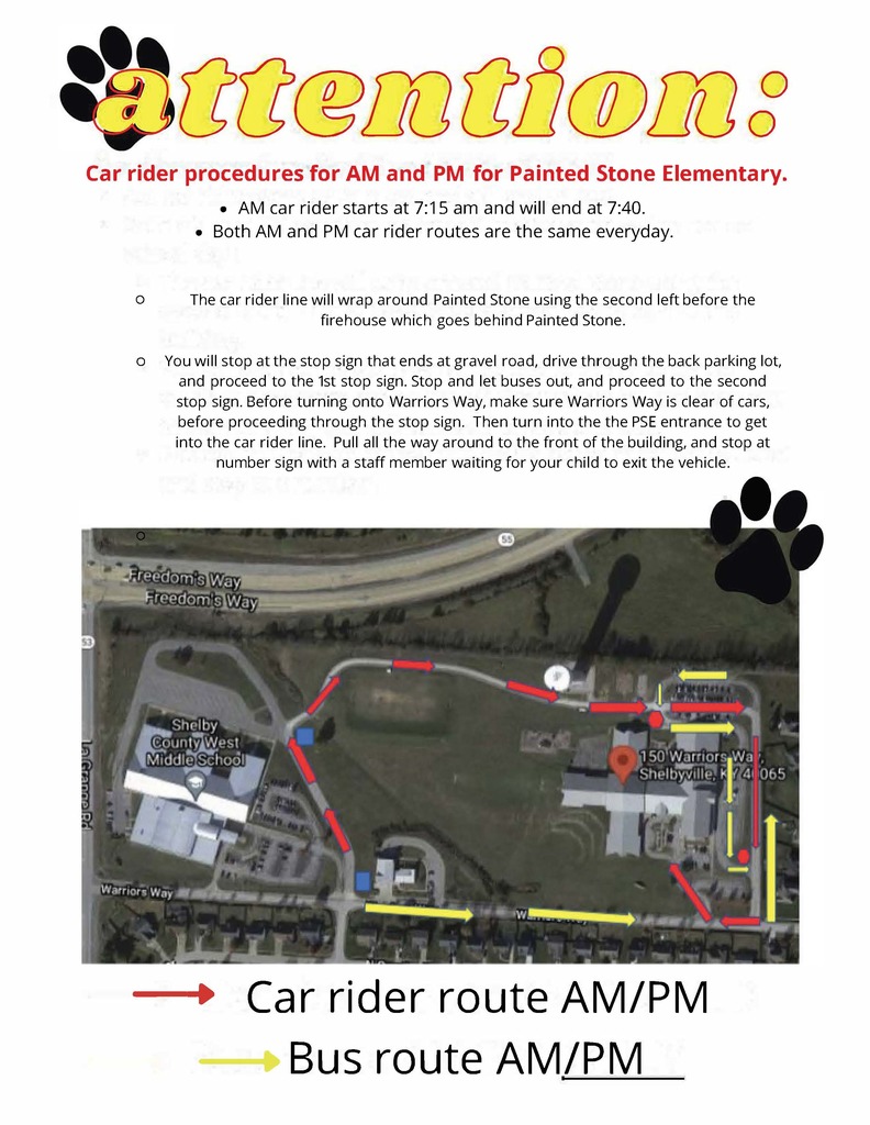 PSE - Car rider line procedures