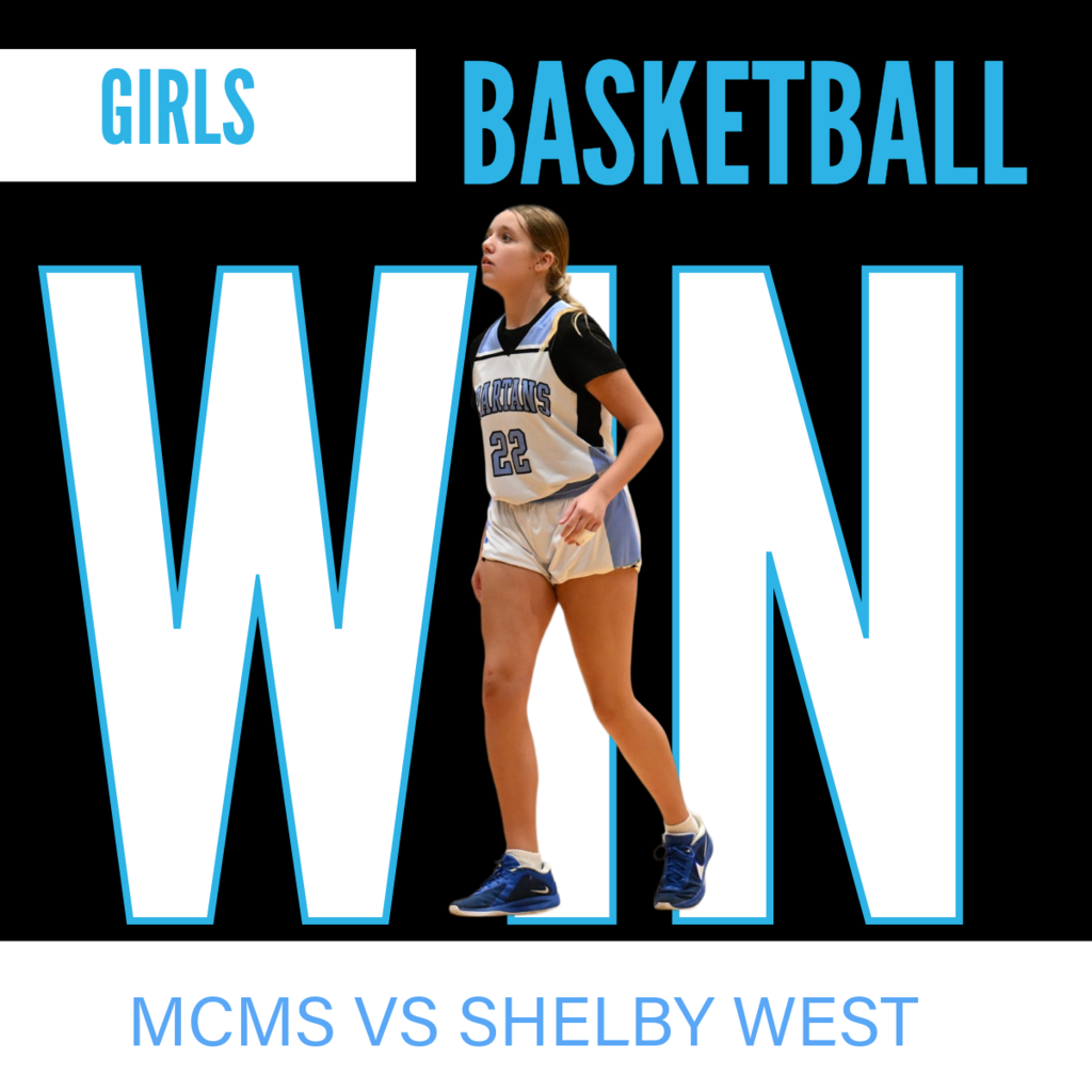 Girls basketball win.