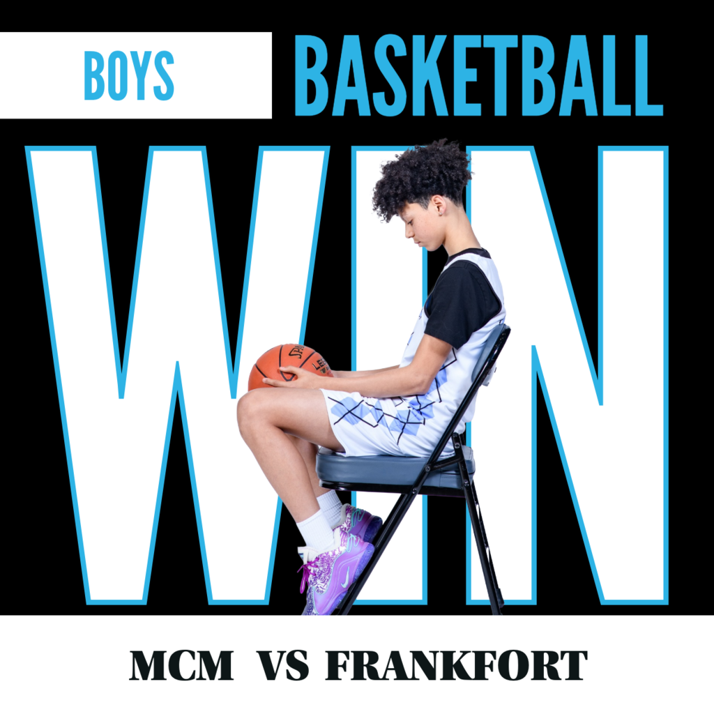 Boys basketball win.
