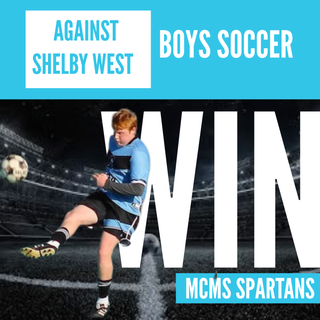 Boys Soccer win.