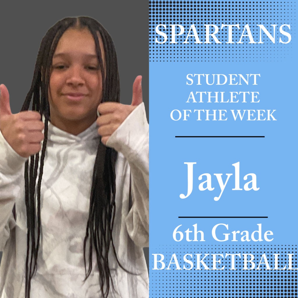 MCMS student athlete of the week.