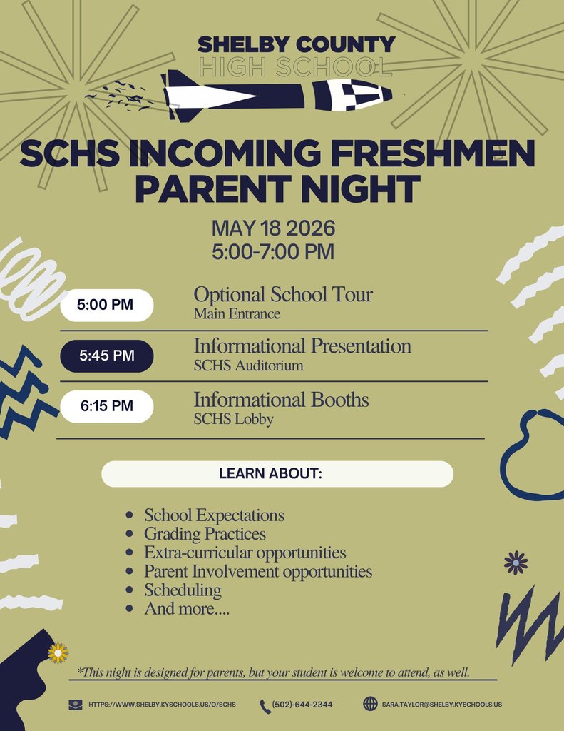SCHS Incoming Freshmen Parent Night