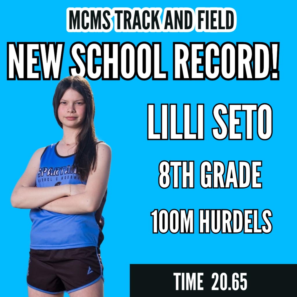 Lilli Seto new school record