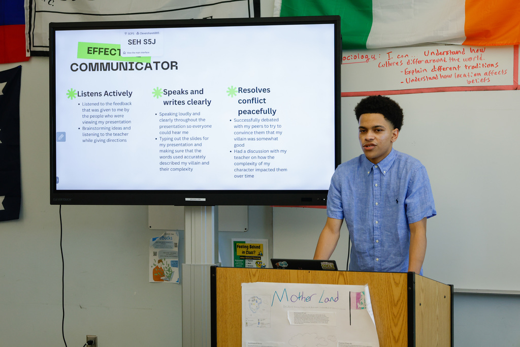 Defense of Learning Day students