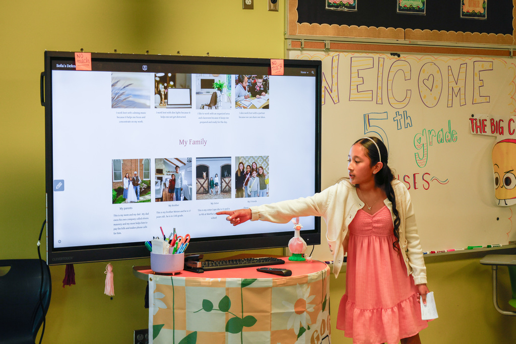 Defense of Learning Day students