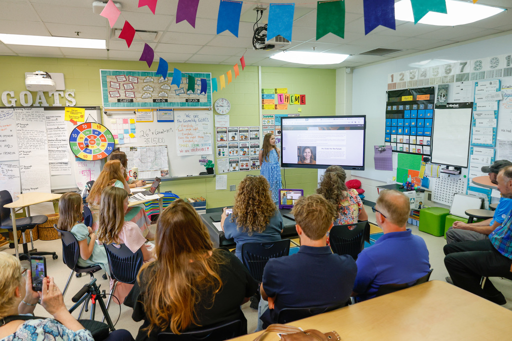 Defense of Learning Day students