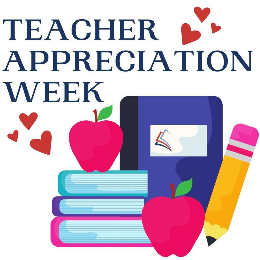 Graphic simply stating "Teacher Appreciation Week"