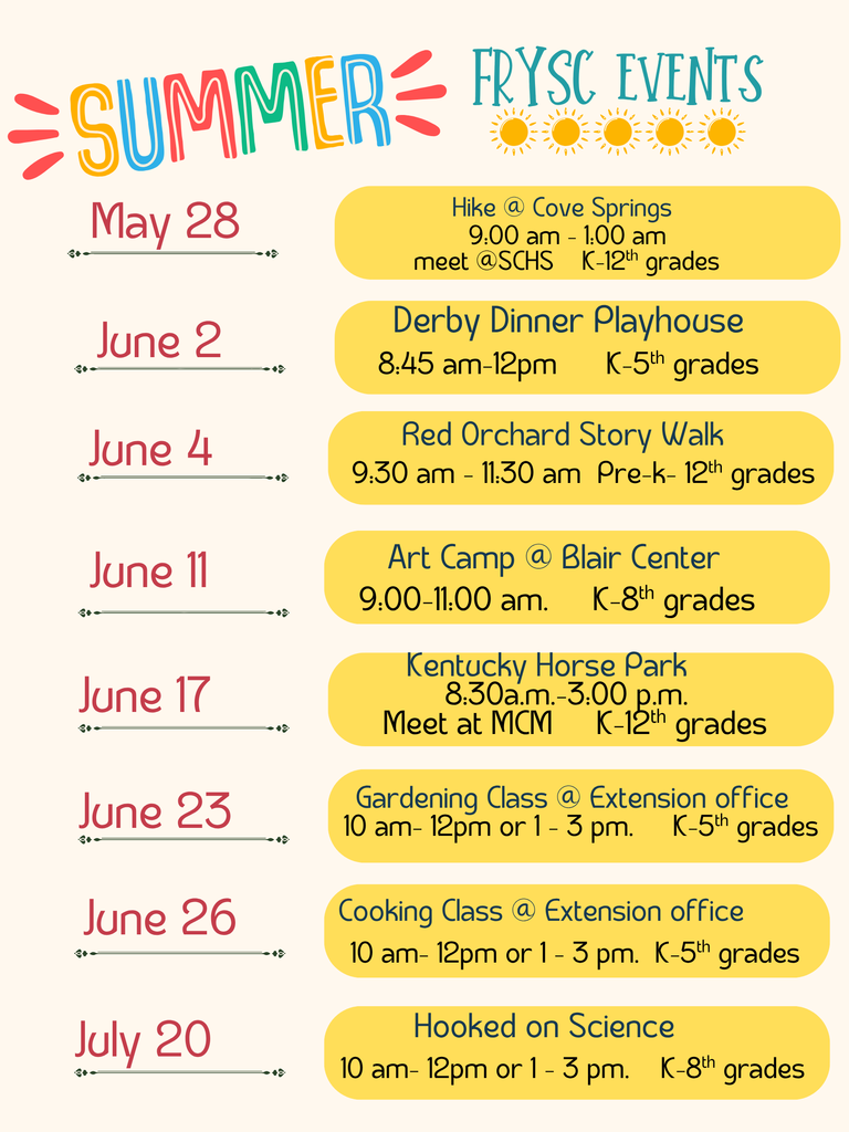 PSE - Summer Events