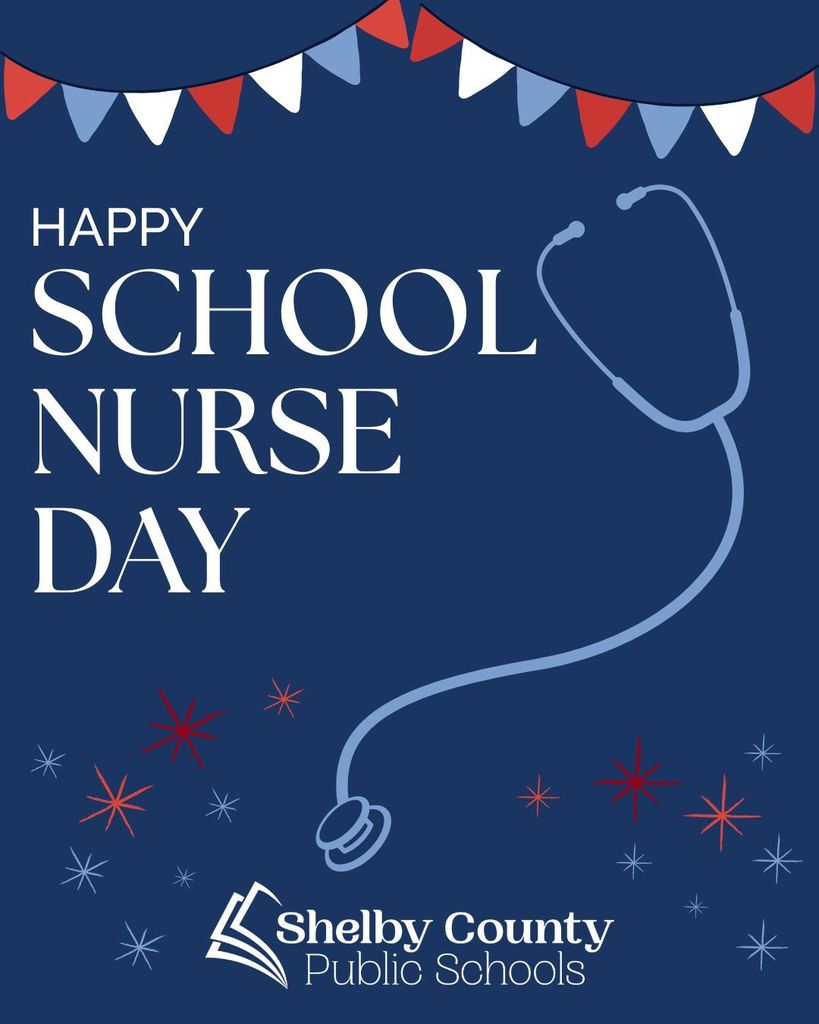 Graphic stating Happy School Nurse Day