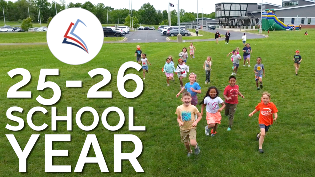 a thumbnail of MCM students running towards the camera with a text graphic stating "25-26 SCHOOL YEAR"