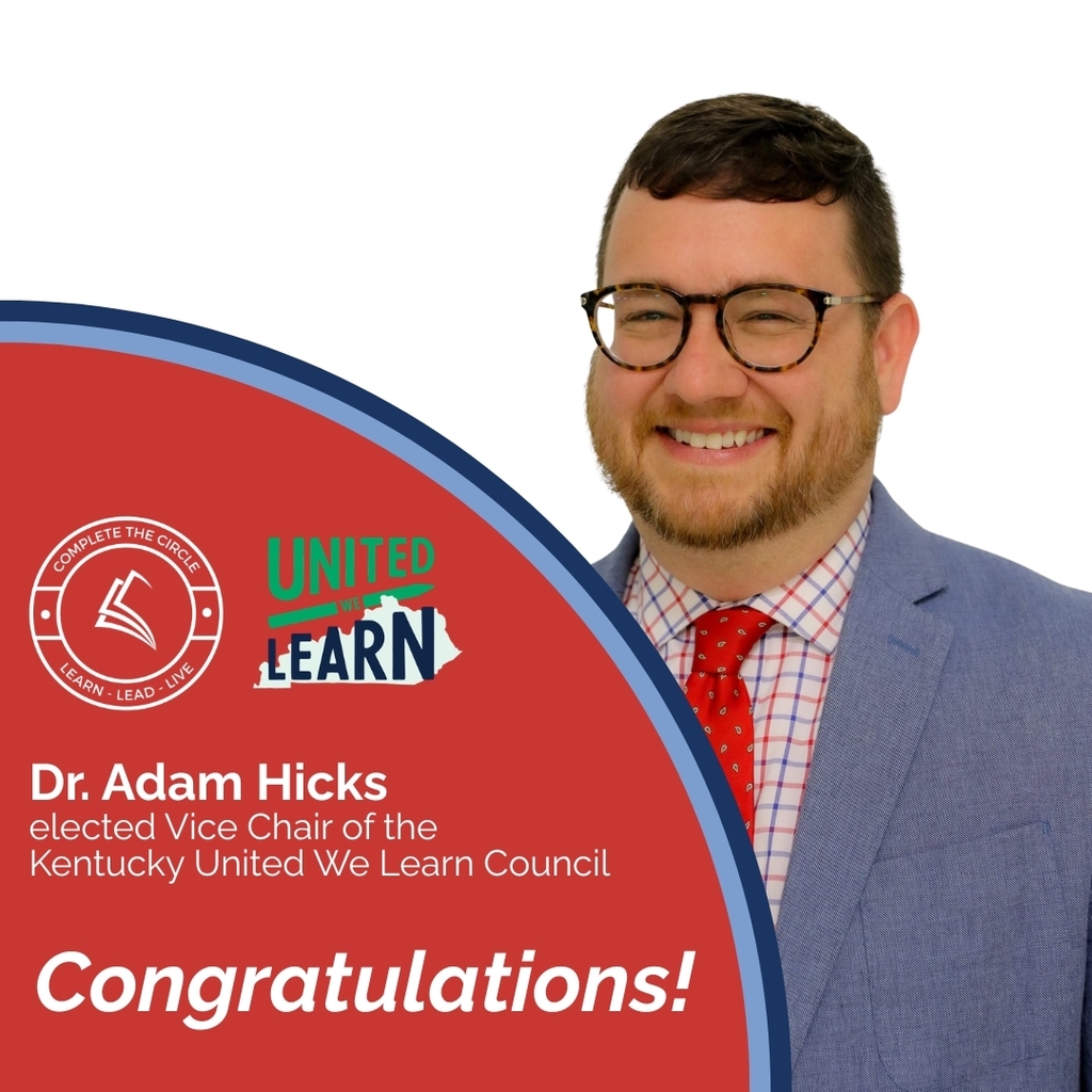 An image of Dr. Hicks with a graphic stating congratulations, as well as a logo for SCPS and a logo for the KUWL Council.
