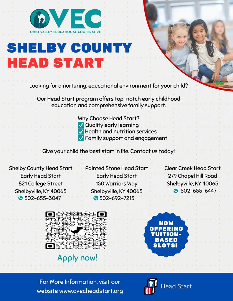 A graphic for Shelby County Head Start application. All relevant info is provided in the caption of this post.