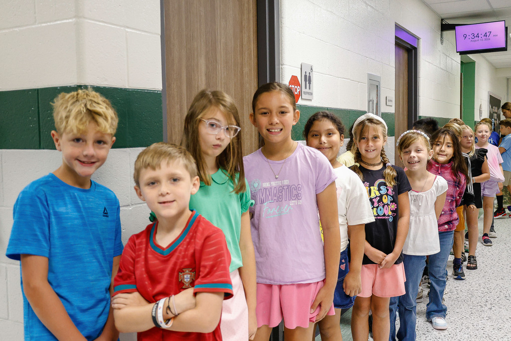 first day @ Simpsonville Elementary