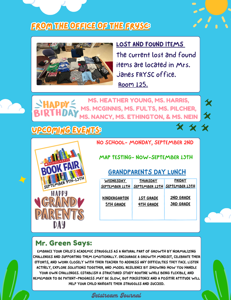 September Jetstream Journal!