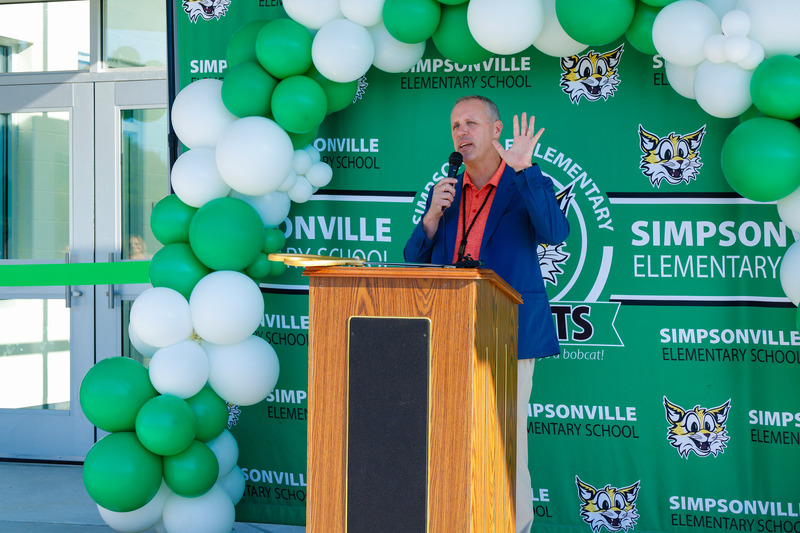 Superintendent Josh Matthews speaking