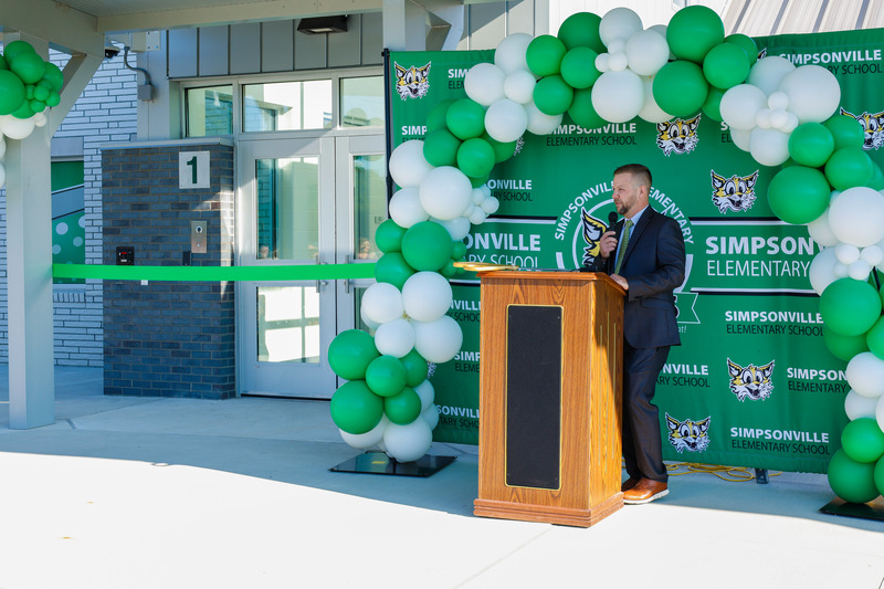 Principal Drew Robinson speaking