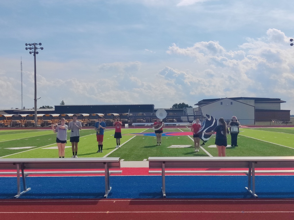Rehearsal before the competition!