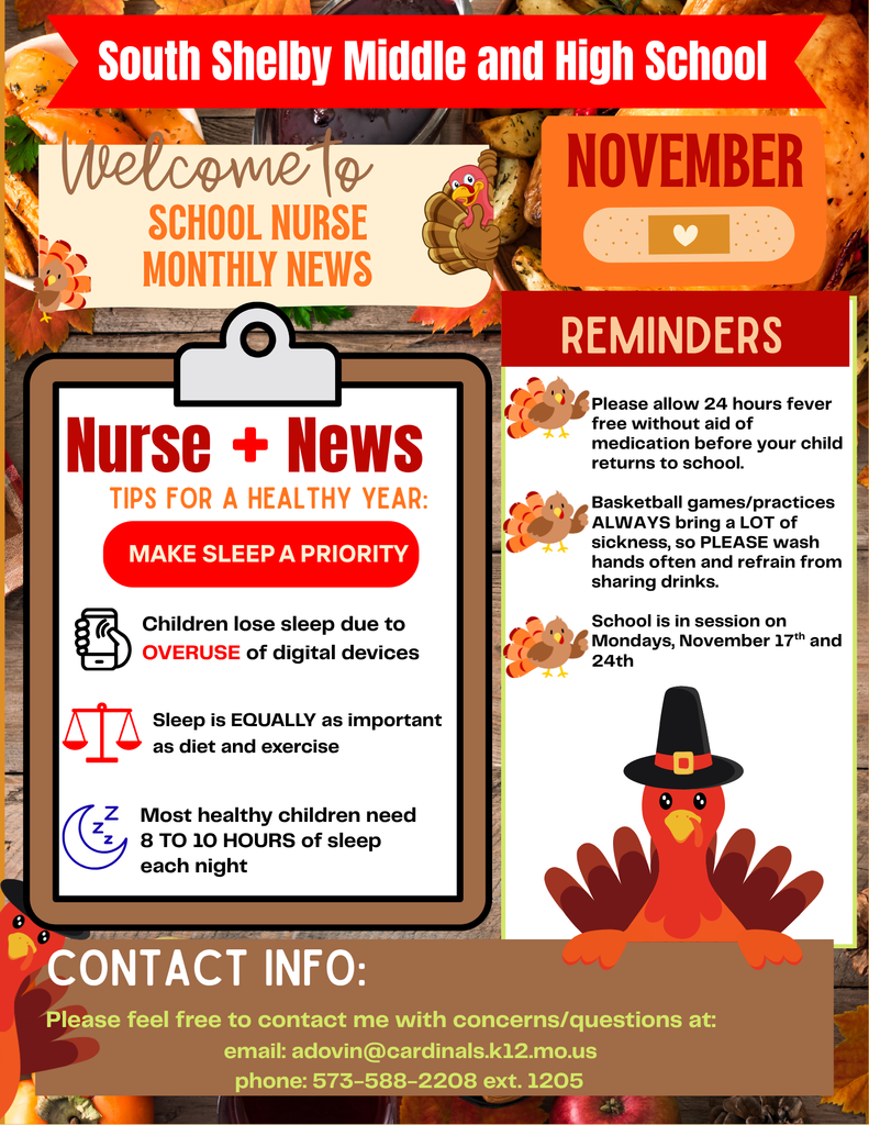 NOVEMBER NEWSLETTER