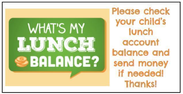 Check your Lunch Balance