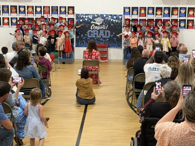 Kindergarten Graduation:  Future Class of 2038!