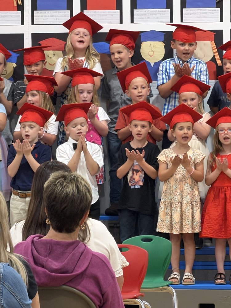 Kindergarten Graduation:  Future Class of 2038!