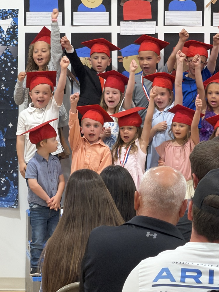 Kindergarten Graduation:  Future Class of 2038!