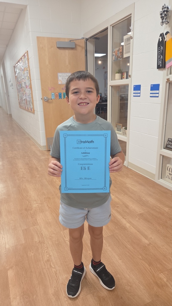 Certificate of Achievement in Addition: Way to go!!!