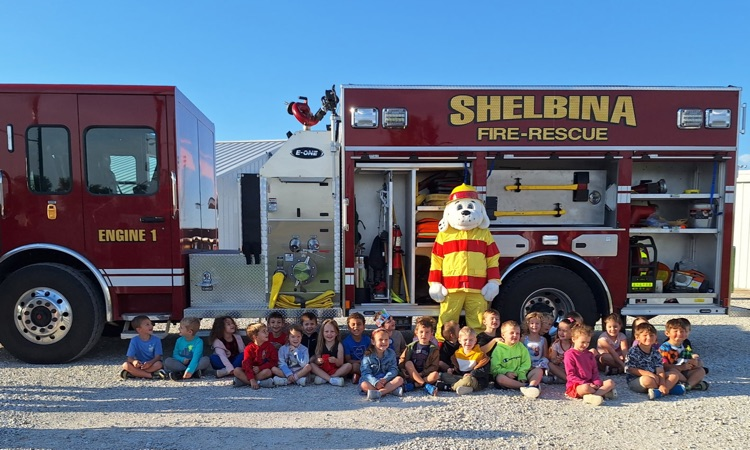 Thank you to the Fire Department for bringing the Fire Prevention Presentation to our students.