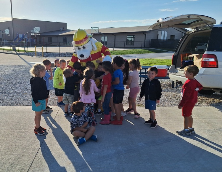 Thank you to the Fire Department for bringing the Fire Prevention Presentation to our students.