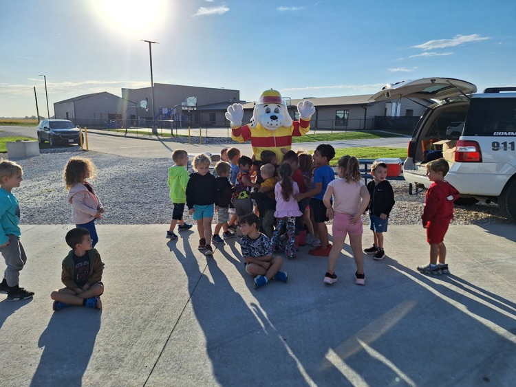 Thank you to the Fire Department for bringing the Fire Prevention Presentation to our students.