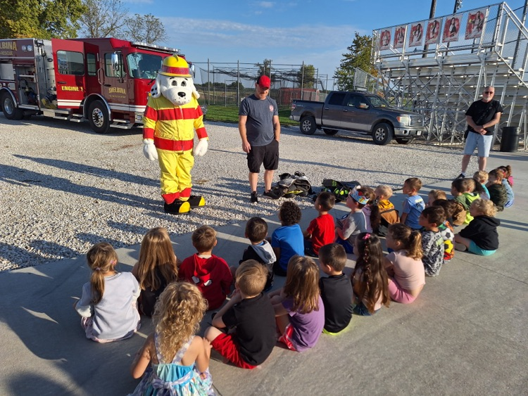 Thank you to the Fire Department for bringing the Fire Prevention Presentation to our students.
