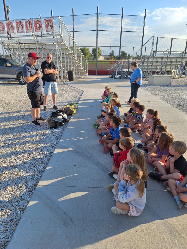 Thank you to the Fire Department for bringing the Fire Prevention Presentation to our students.