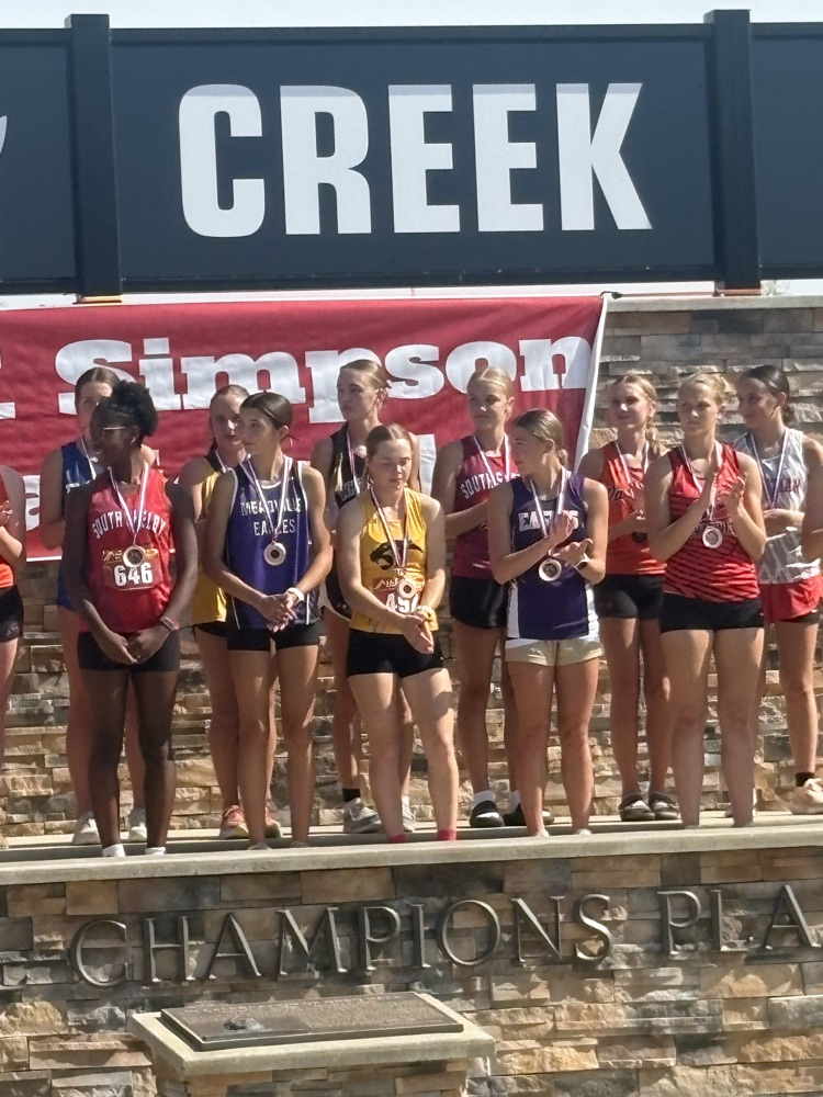 Sam and Hadley on the podium