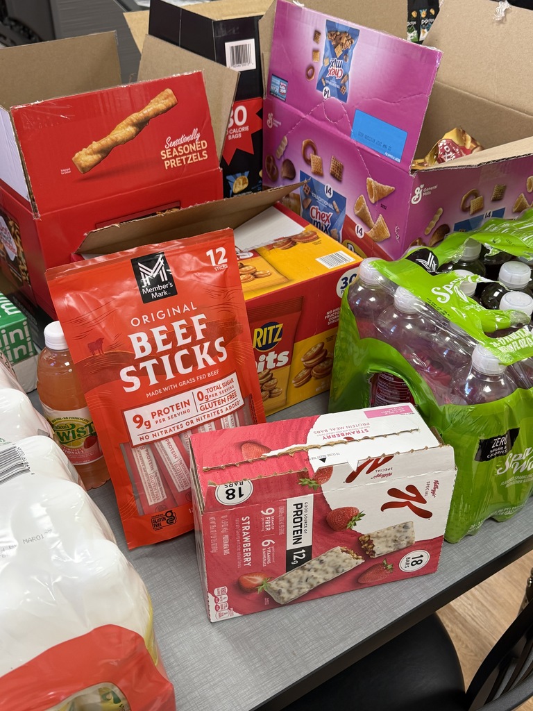 Thank you to the Clarence Faith Family in Christ Church for the snacks and drinks last week. They were appreciated so much!