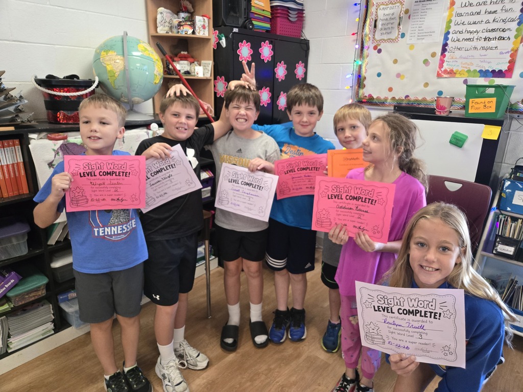 These 4th grade students are passing their levels in fluency