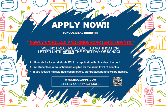 Apply Now for meal benefits graphic