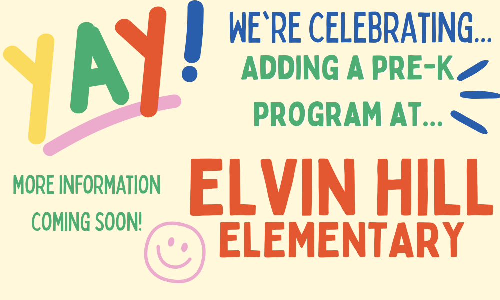 Elvin Hill 1st Class Pre-K annoucement 
