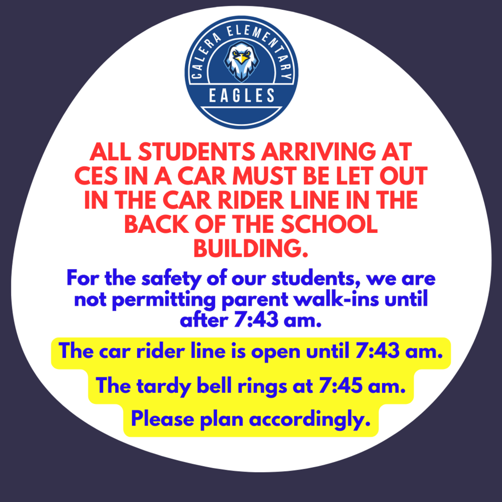 Car rider notice