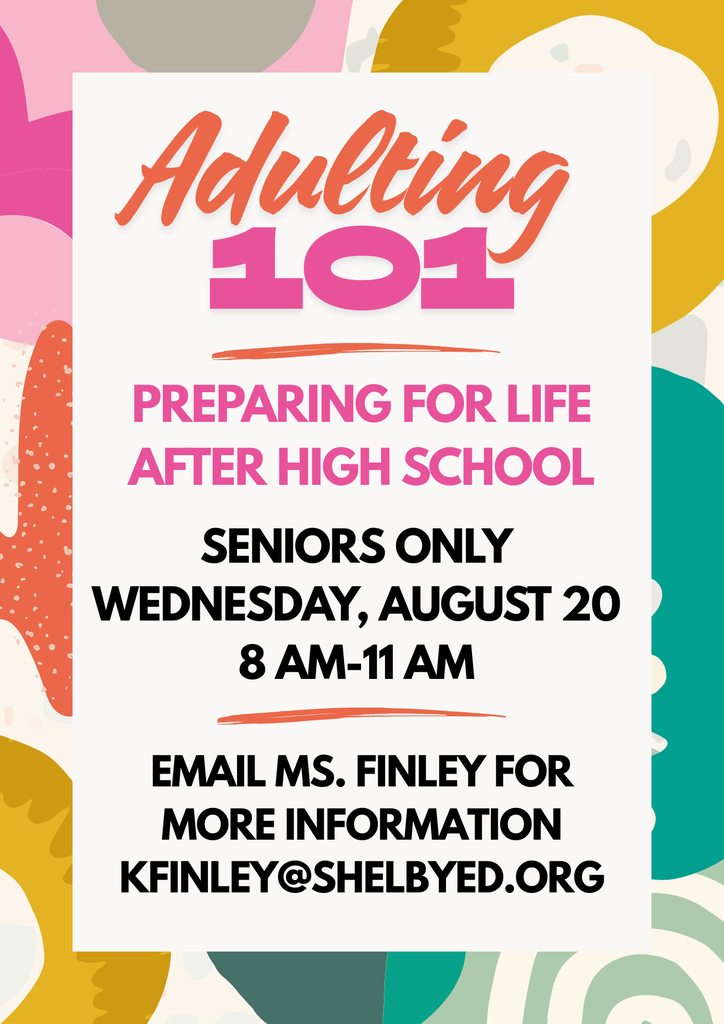 Adulting 101 flyer 2025