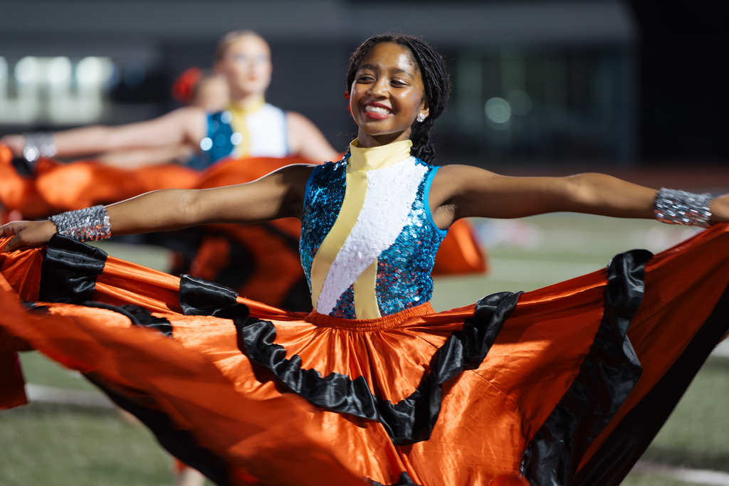 Calera dance team members.