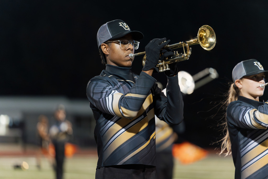 Trumpet player from Vincent High School.