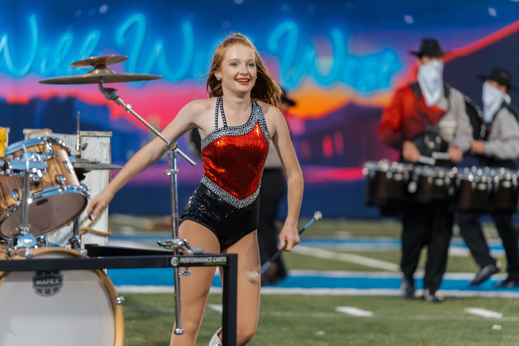 Shelby County High School majorette.