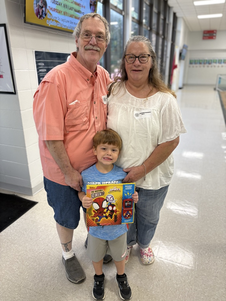 student with grandparents 