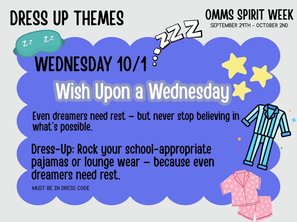 Wednesday: PJ Day