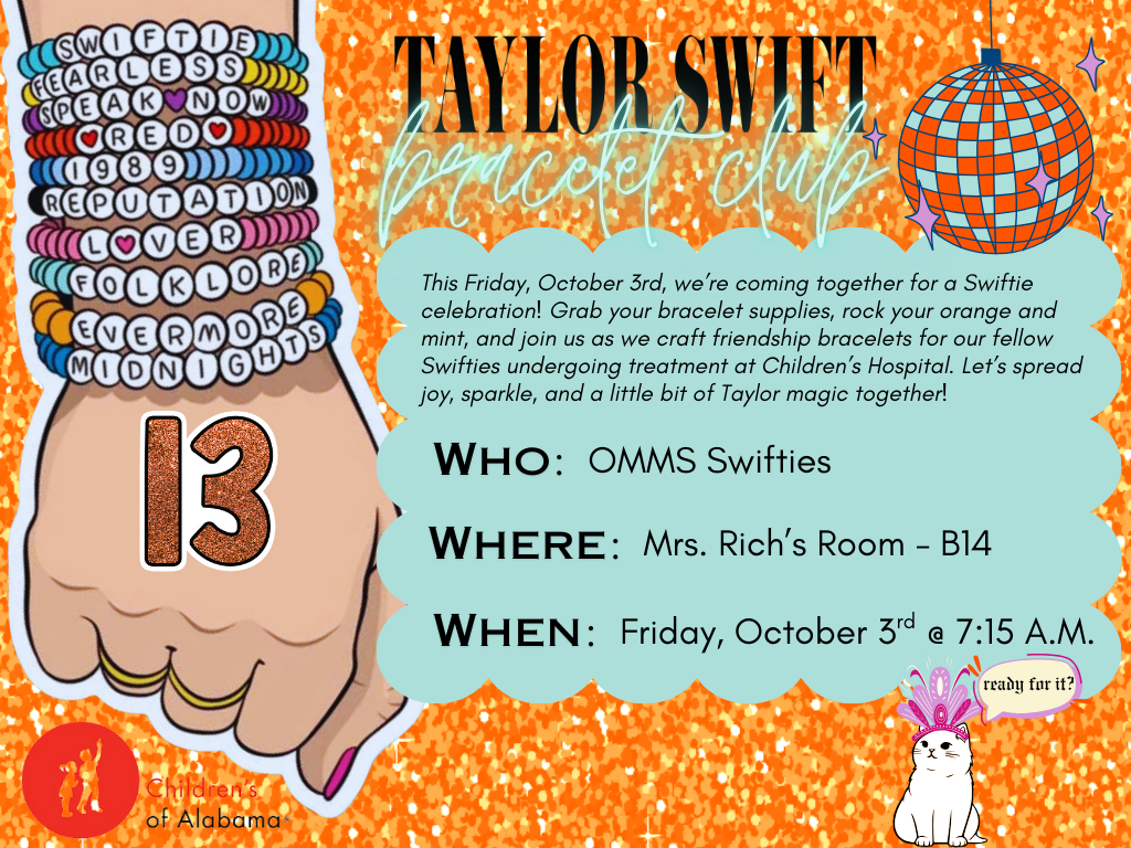Swiftie Bracelet Club Poster  (1)