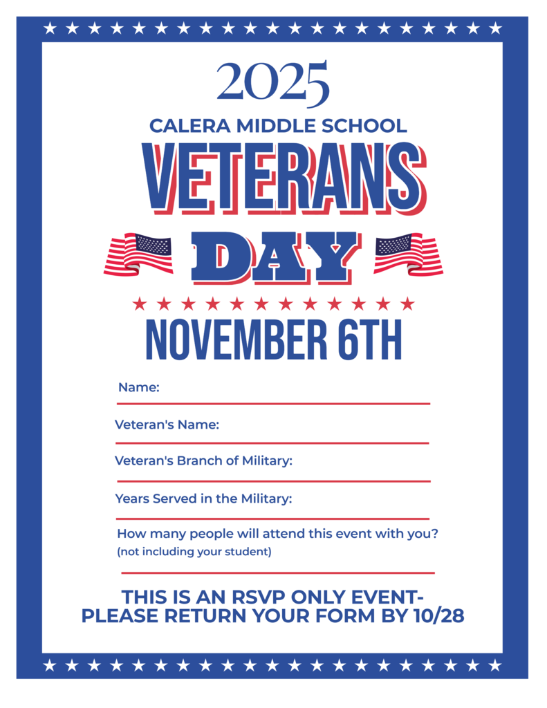 Veteran's Day Flyer