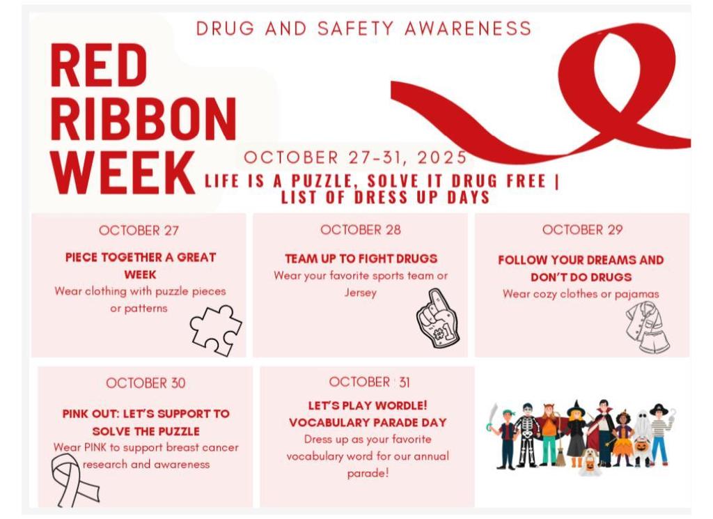 Red Ribbon Week dress up days